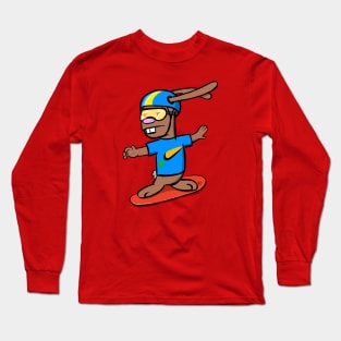 Snowboarding Bunny Long Sleeve T-Shirt